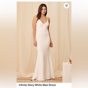 Lulu’s Infinite Glory White Maxi Dress - BRAND NEW W/TAGS 🤍